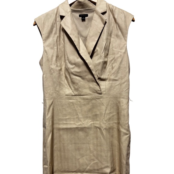 Ann Taylor | Women's Sleeveless Collared Sheath Dress - Picture 2 of 8